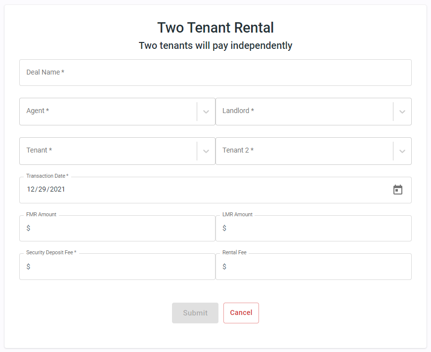 two tenant